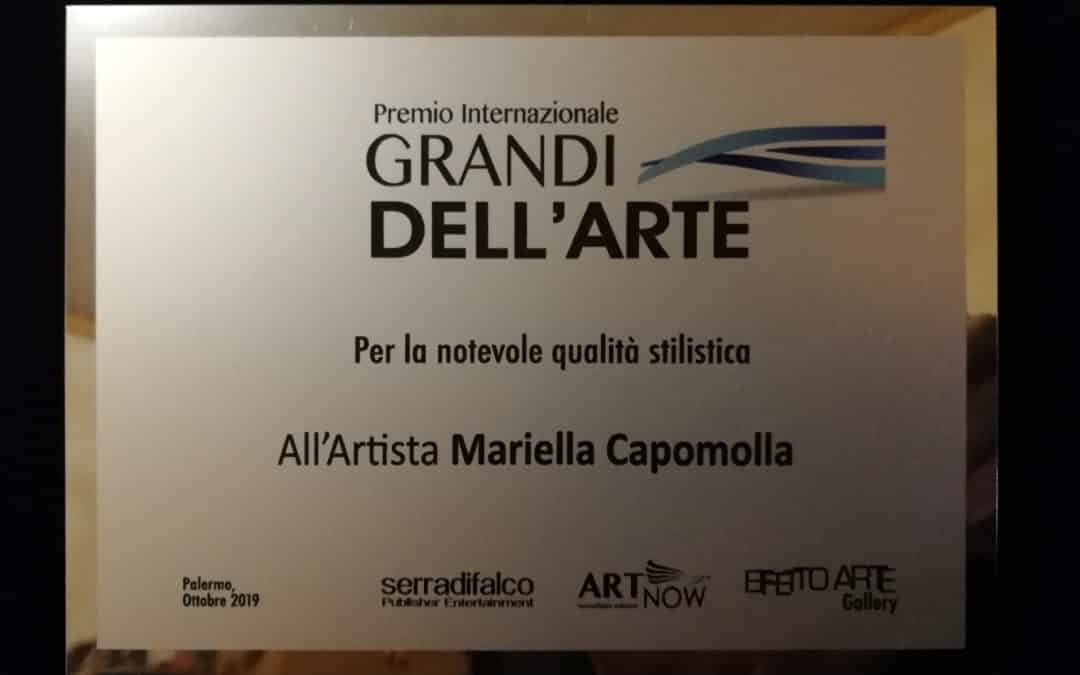 Premio Grandi dell’Arte Palermo 2019